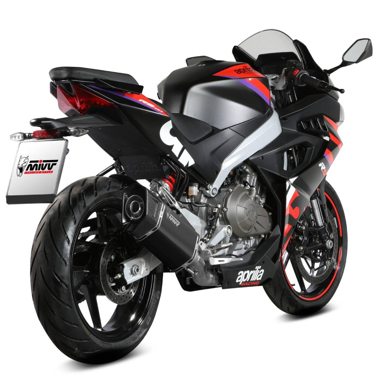 Escape Mivv SR-1 Negro APRILIA RS 457 2024-